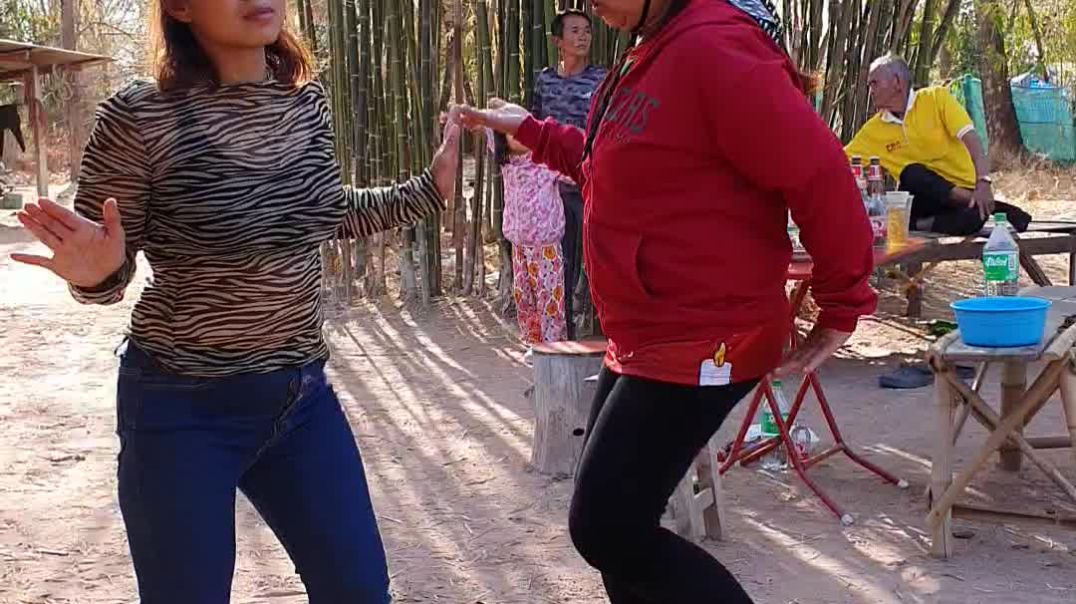 Drunk and happy ladies.